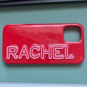 BaubleBar Red and Pink Personalized Phone Case